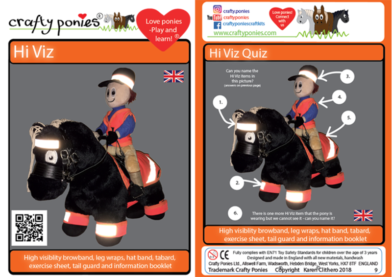 Crafty Ponies Hi Viz Set Orange-1